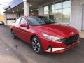 2021 Scarlet Red Pearl Hyundai Elantra SEL  photo #1