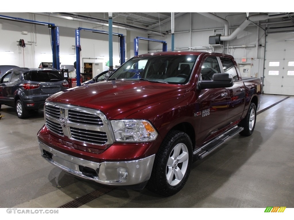Delmonico Red Pearl 2016 Ram 1500 Big Horn Crew Cab 4x4 Exterior Photo #140519389