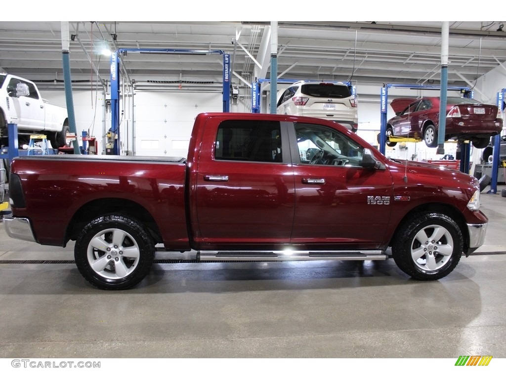 Delmonico Red Pearl 2016 Ram 1500 Big Horn Crew Cab 4x4 Exterior Photo #140519467
