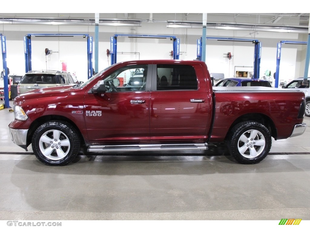 Delmonico Red Pearl 2016 Ram 1500 Big Horn Crew Cab 4x4 Exterior Photo #140519566