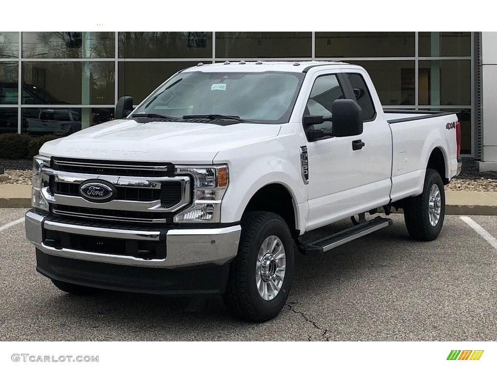 Oxford White 2021 Ford F250 Super Duty XLT SuperCab 4x4 Exterior Photo #140519764
