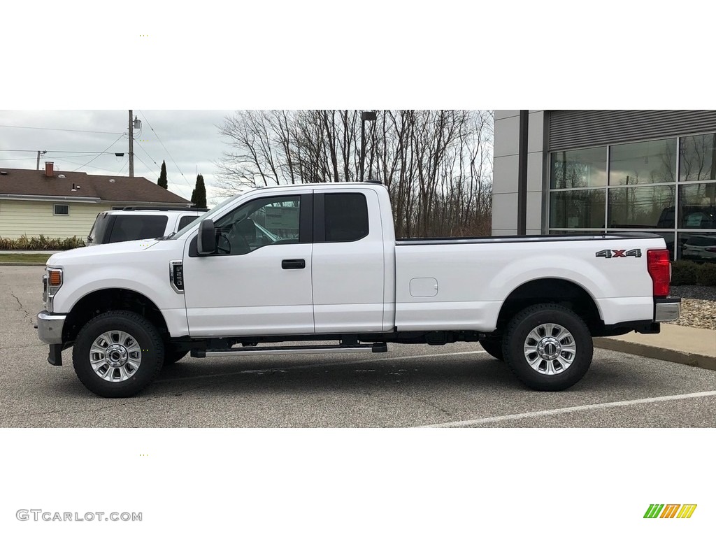 Oxford White 2021 Ford F250 Super Duty XLT SuperCab 4x4 Exterior Photo #140519797