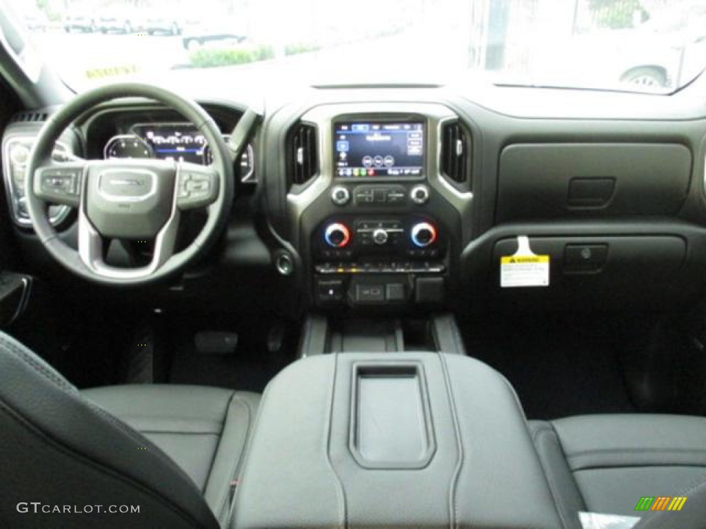 2021 GMC Sierra 3500HD Denali Crew Cab 4WD Jet Black Dashboard Photo #140520916