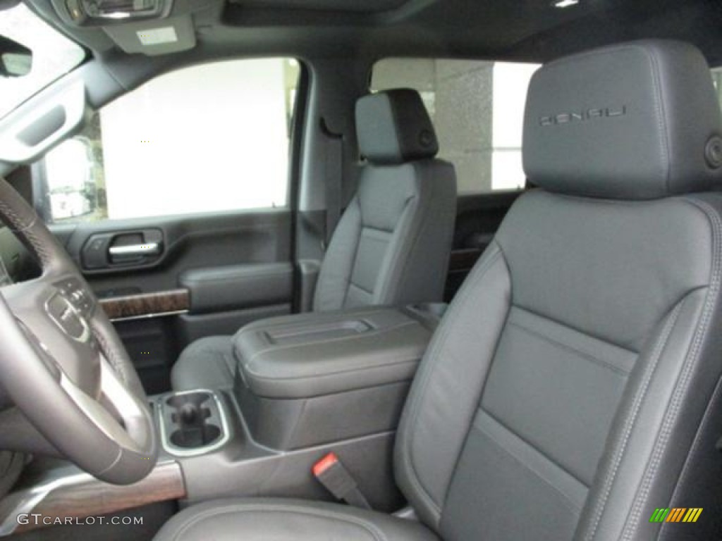 Jet Black Interior 2021 GMC Sierra 3500HD Denali Crew Cab 4WD Photo #140520934