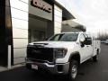 Summit White - Sierra 2500HD Double Cab 4WD Chassis Utility Truck Photo No. 1