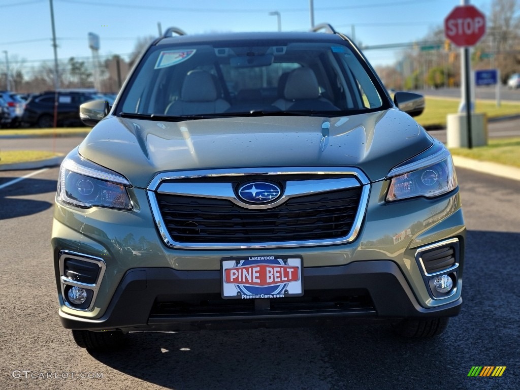 2021 Forester 2.5i Limited - Jasper Green Metallic / Gray photo #2