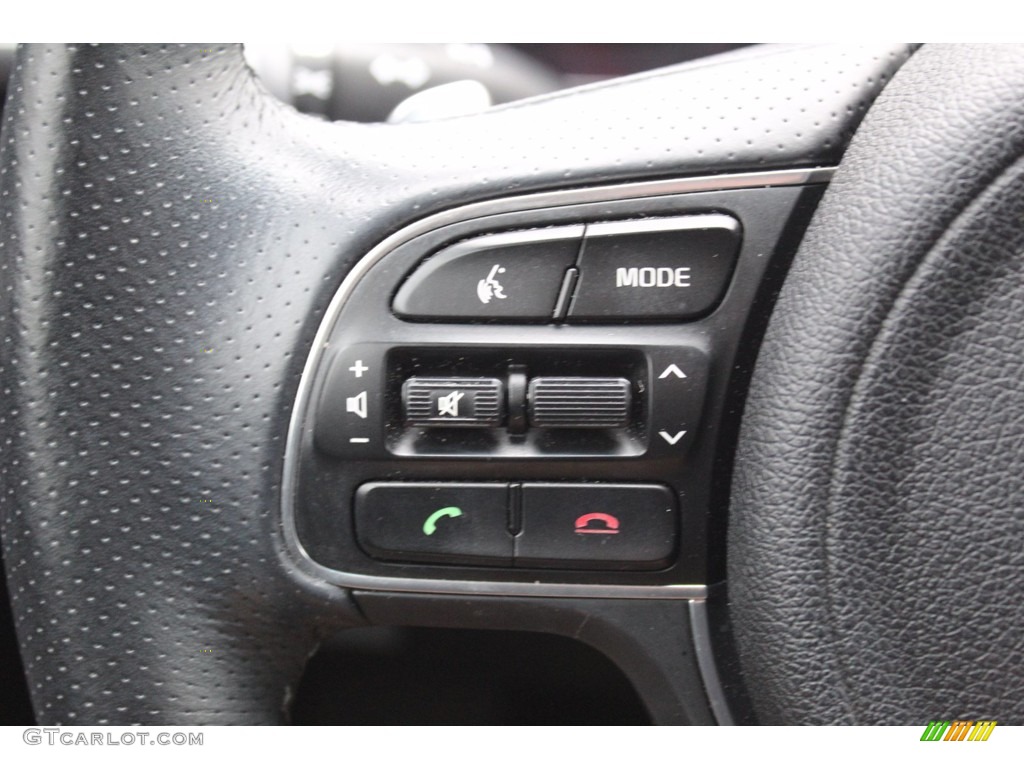2016 Kia Optima SX Limited Aubergine Steering Wheel Photo #140522276