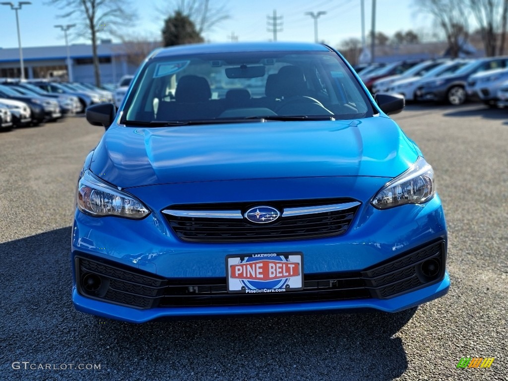 2021 Impreza Sedan - Ocean Blue Pearl / Black photo #2