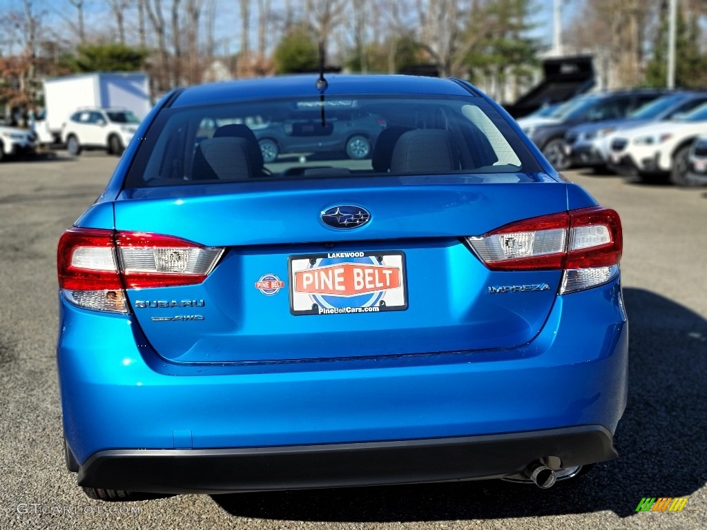 2021 Impreza Sedan - Ocean Blue Pearl / Black photo #5