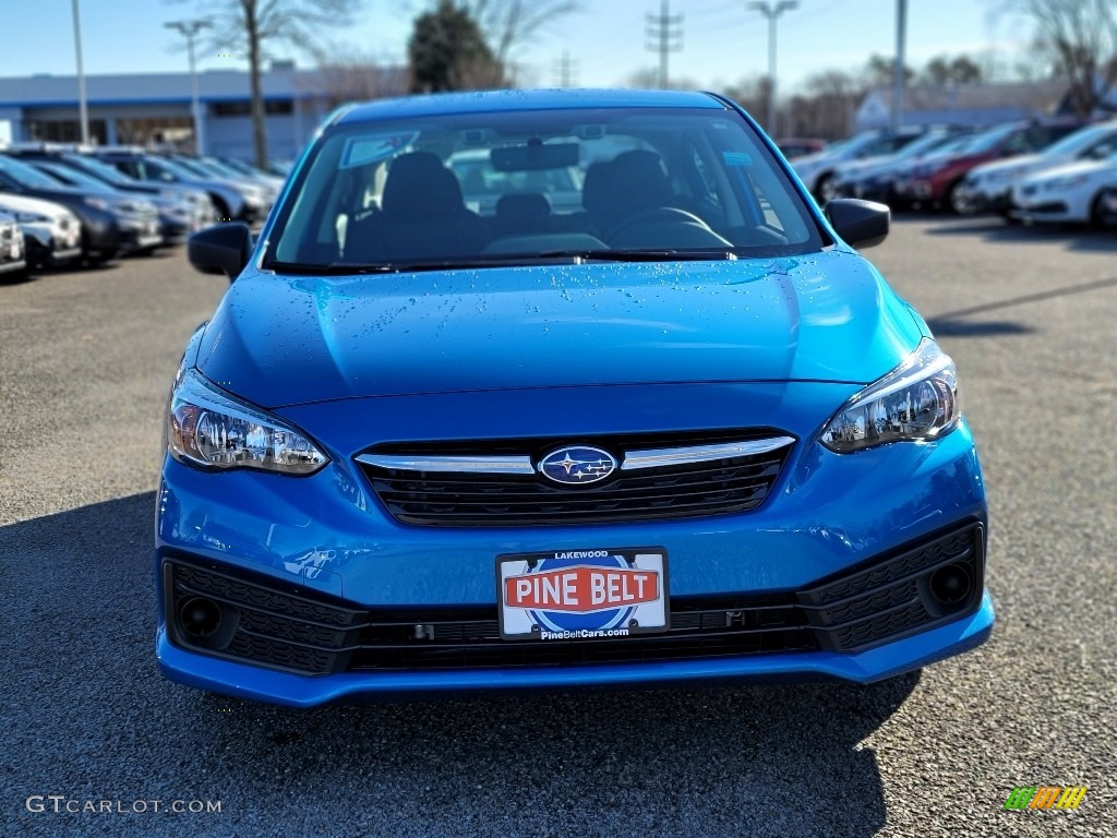 2021 Impreza Sedan - Ocean Blue Pearl / Black photo #2