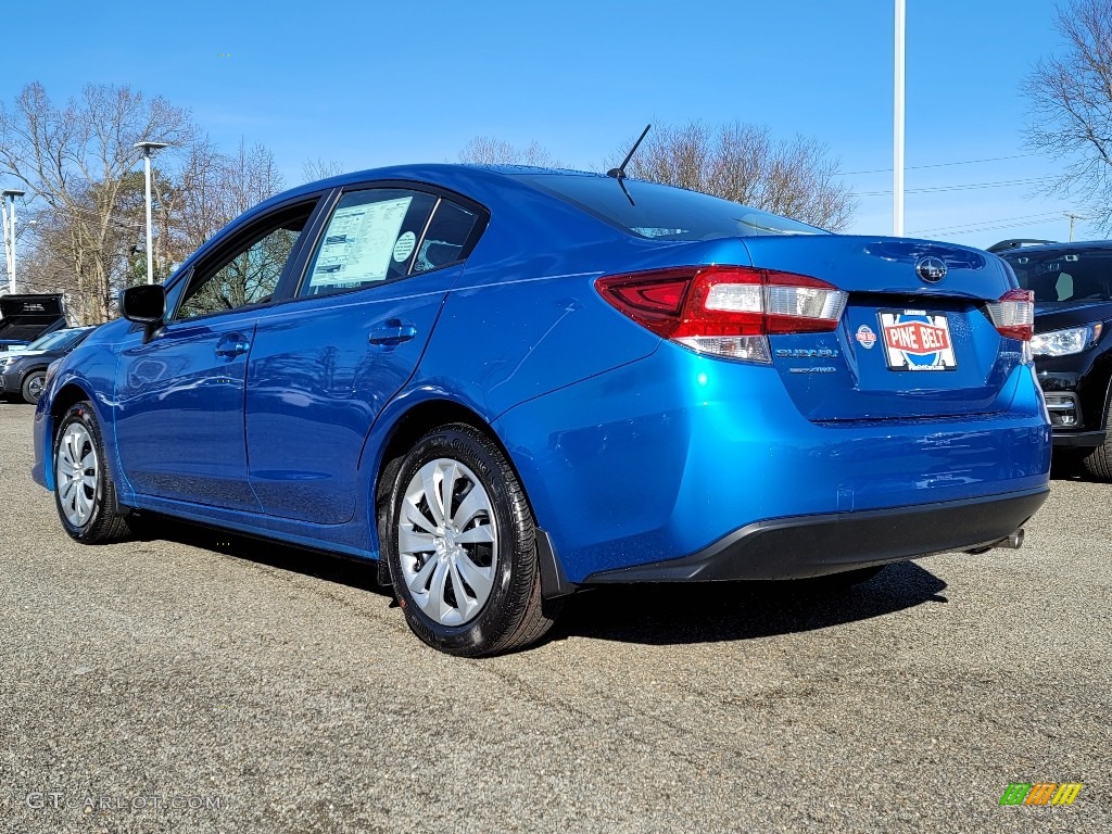 2021 Impreza Sedan - Ocean Blue Pearl / Black photo #4