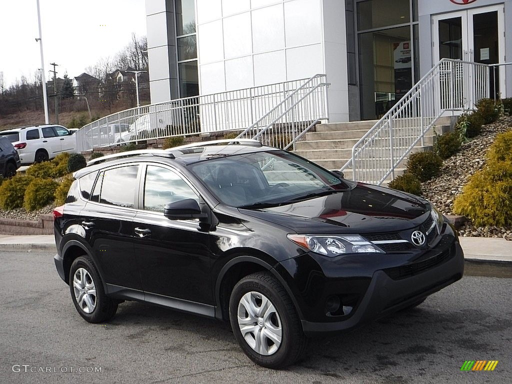 2015 RAV4 LE AWD - Black / Black photo #1