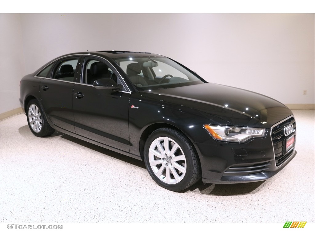 2014 A6 3.0T quattro Sedan - Brilliant Black / Black photo #1
