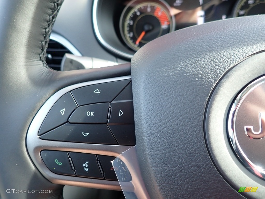 2021 Jeep Cherokee Limited 4x4 Ski Gray/Black Steering Wheel Photo #140525002