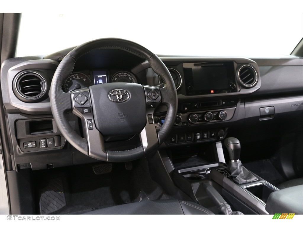 2019 Tacoma TRD Sport Double Cab 4x4 - Cement Gray / Black photo #6