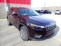 Sangria Metallic 2021 Jeep Cherokee Latitude Lux 4x4 Exterior
