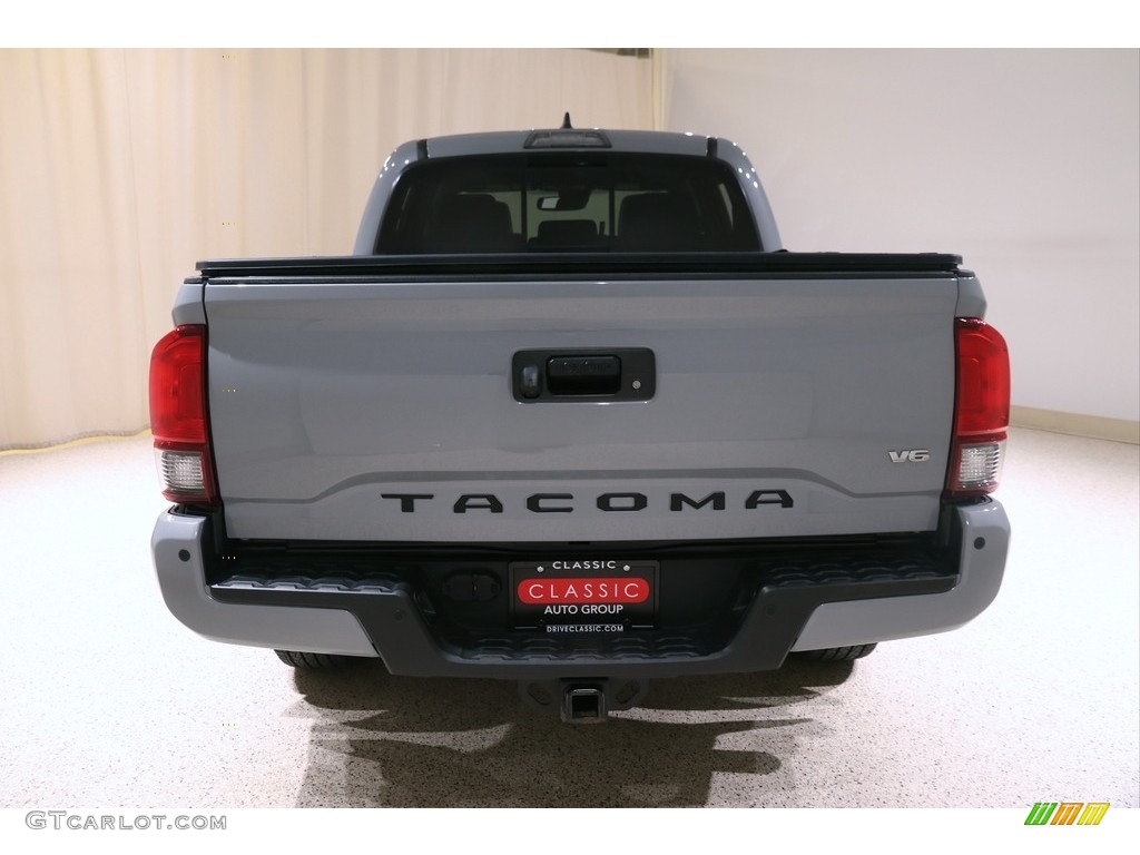 2019 Tacoma TRD Sport Double Cab 4x4 - Cement Gray / Black photo #19