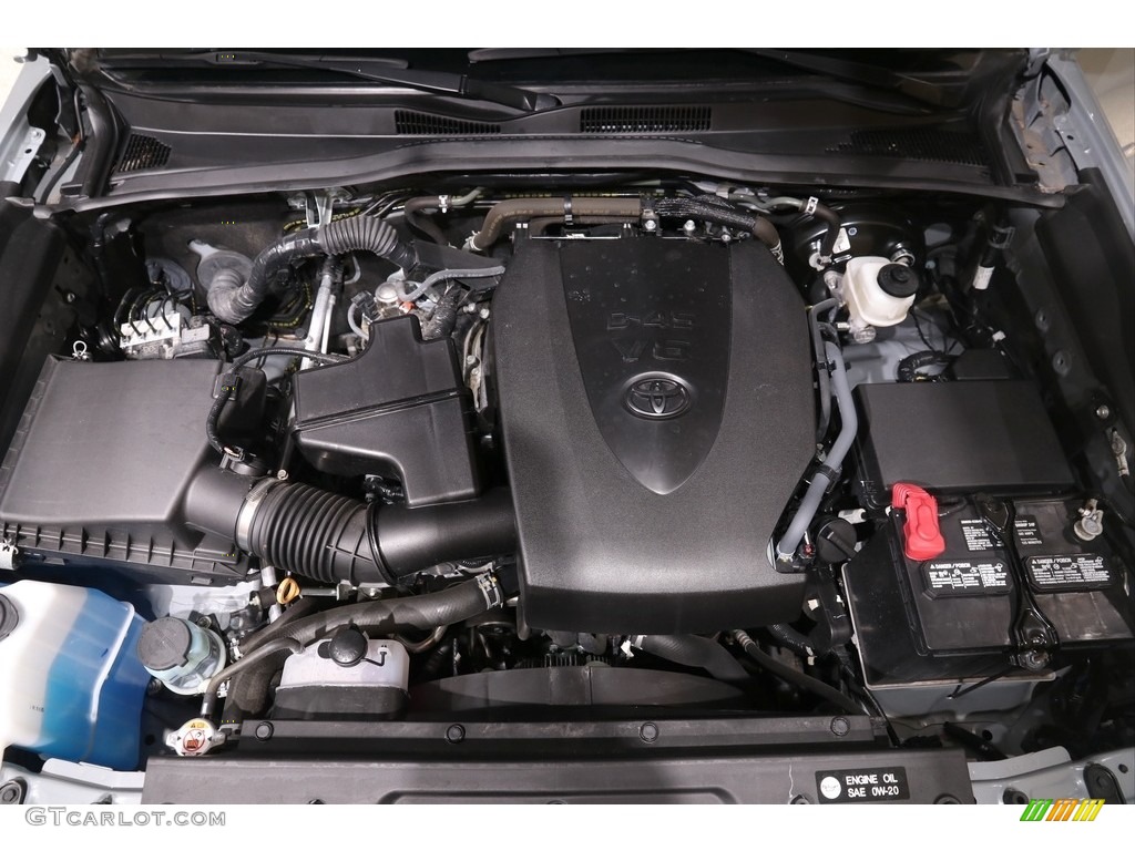 2019 Tacoma TRD Sport Double Cab 4x4 - Cement Gray / Black photo #20