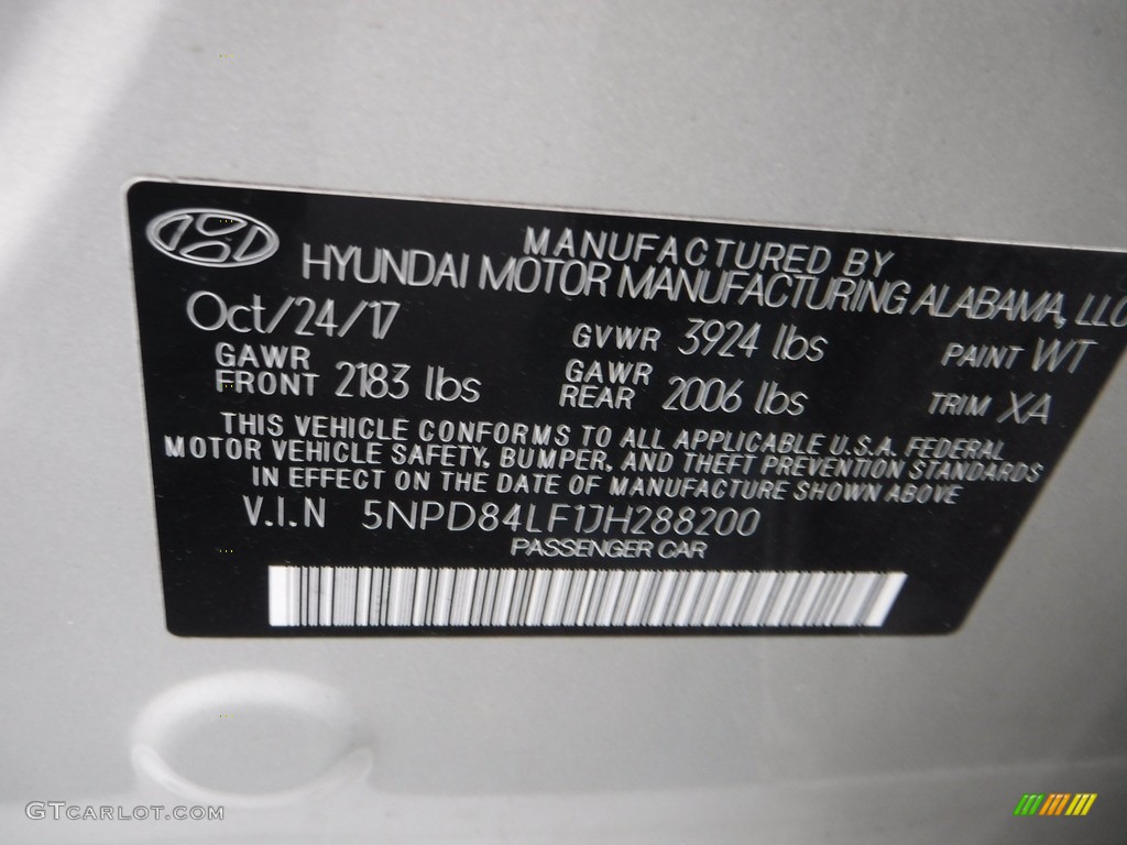 2018 Elantra Value Edition - Mineral Beige / Beige photo #29