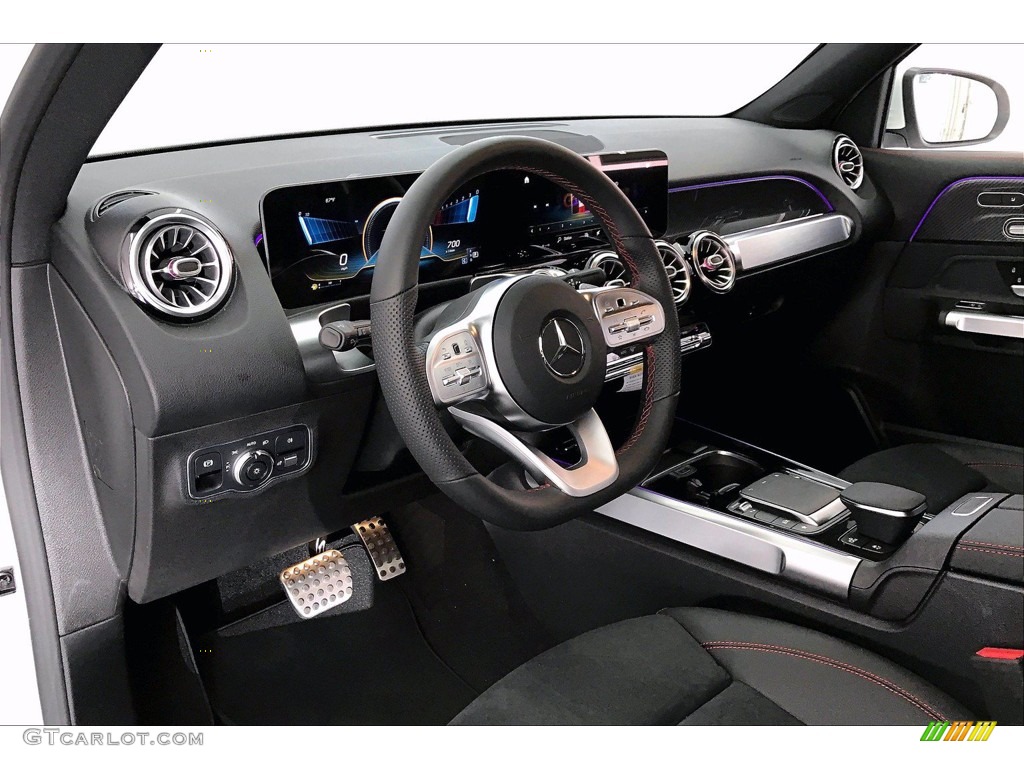2021 Mercedes-Benz GLB AMG 35 4Matic Black/DINAMICA w/Red Stitching Dashboard Photo #140526712