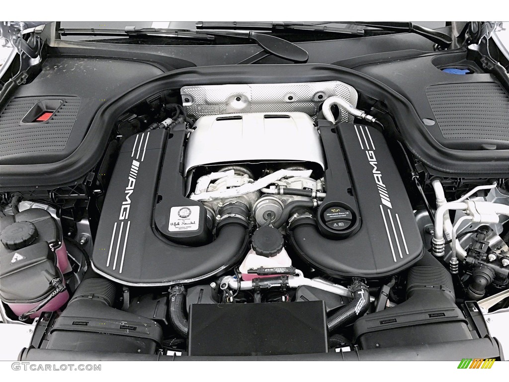 2021 Mercedes-Benz GLC AMG 63 4Matic Coupe 4.0 Liter DI biturbo DOHC 32-Valve VVT V8 Engine Photo #140527141