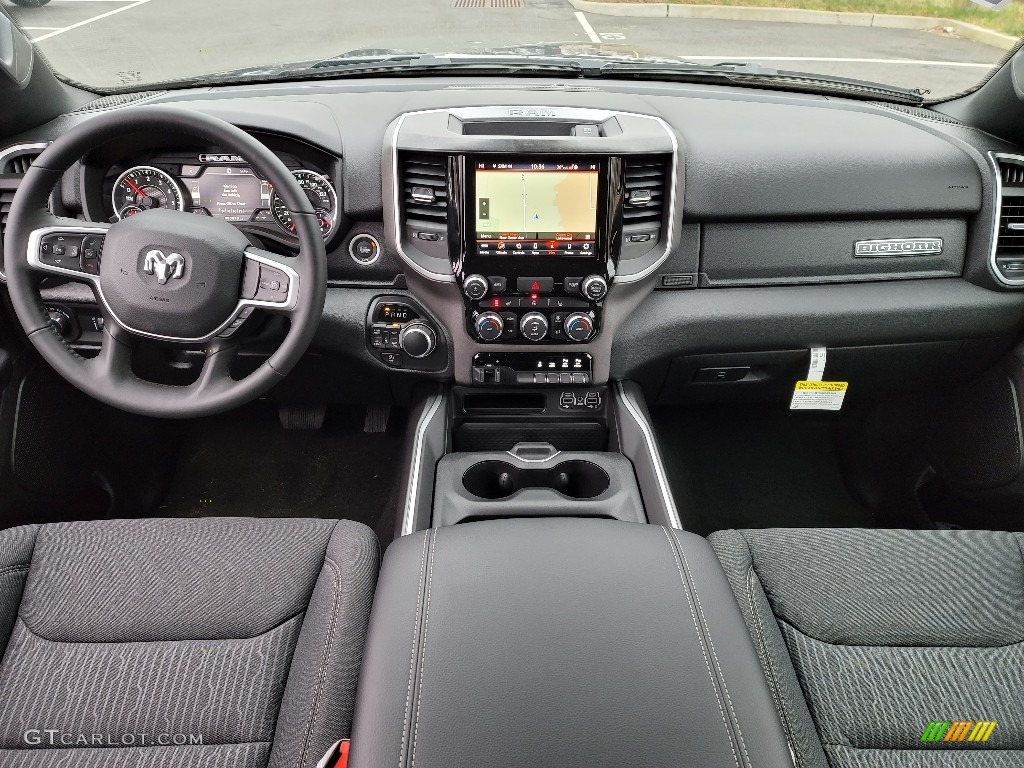 Black Interior 2021 Ram 1500 Big Horn Crew Cab 4x4 Photo #140527588