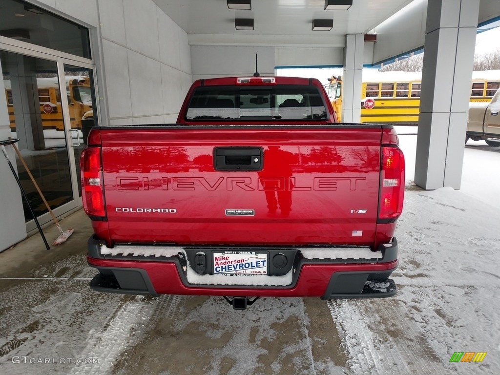 2021 Colorado WT Extended Cab - Cherry Red Tintcoat / Jet Black photo #5