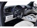 Macchiato Beige/Black Front Seat Photo for 2021 Mercedes-Benz GLE #140528014
