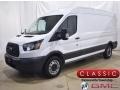 Oxford White 2015 Ford Transit Van 250 MR Long