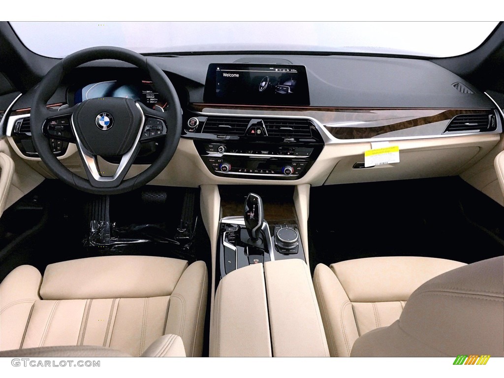 2020 5 Series 540i Sedan - Black Sapphire Metallic / Canberra Beige/Black photo #15