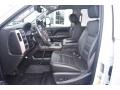 2017 GMC Sierra 3500HD Jet Black Interior Front Seat Photo
