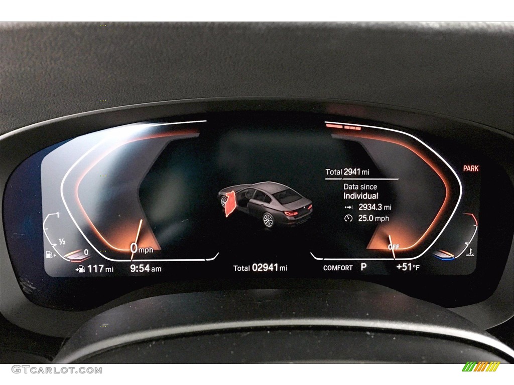 2020 5 Series 540i Sedan - Black Sapphire Metallic / Canberra Beige/Black photo #20