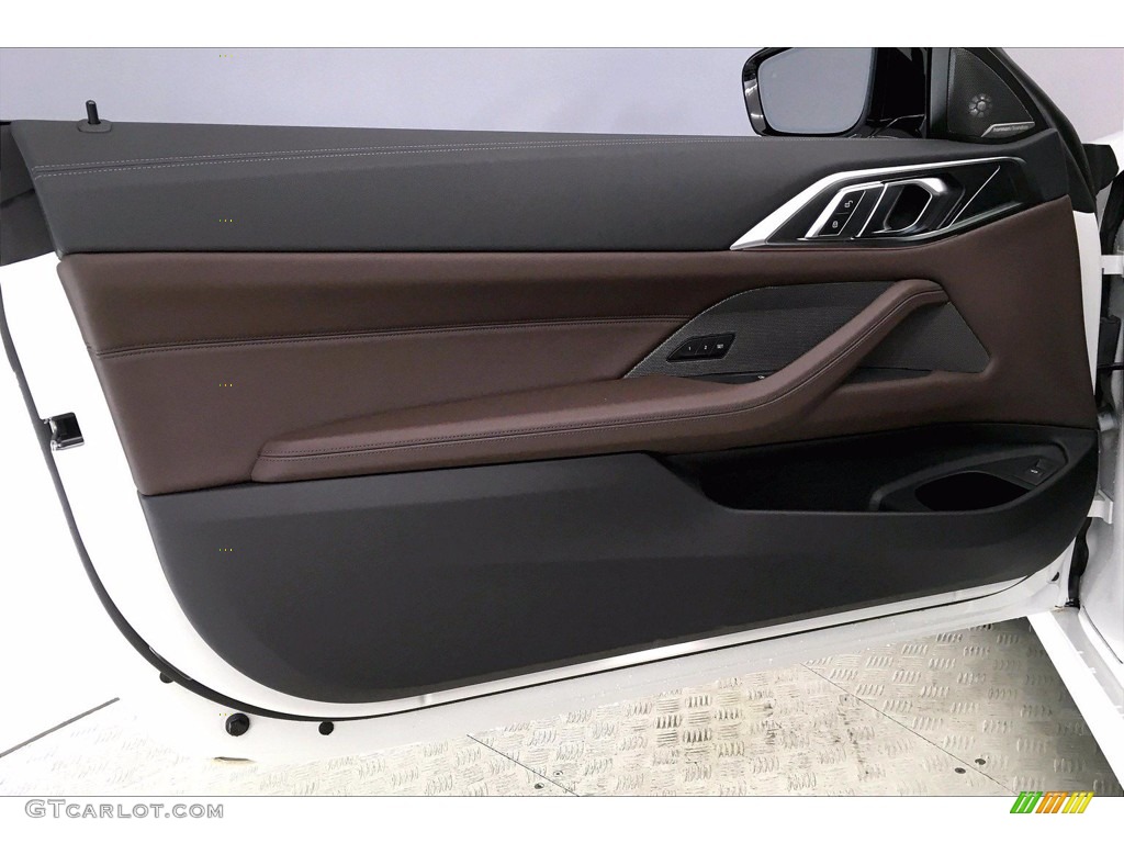 2021 BMW 4 Series M440i xDrive Coupe Mocha Door Panel Photo #140529655