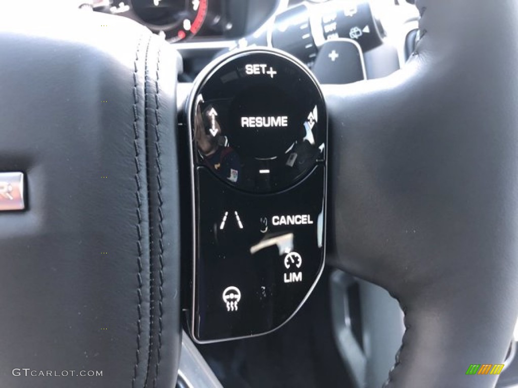 2021 Land Rover Range Rover Westminster Ebony Steering Wheel Photo #140529703