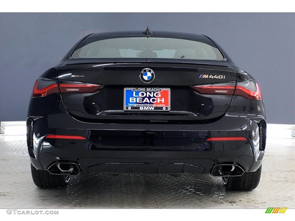 2021 4 Series M440i xDrive Coupe - Black Sapphire Metallic / Black photo #4