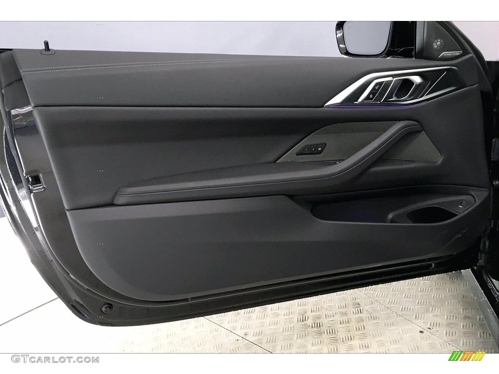 2021 BMW 4 Series M440i xDrive Coupe Black Door Panel Photo #140530171