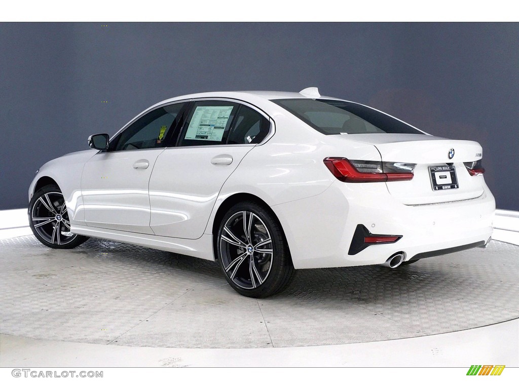 2021 3 Series 330i Sedan - Alpine White / Black photo #3