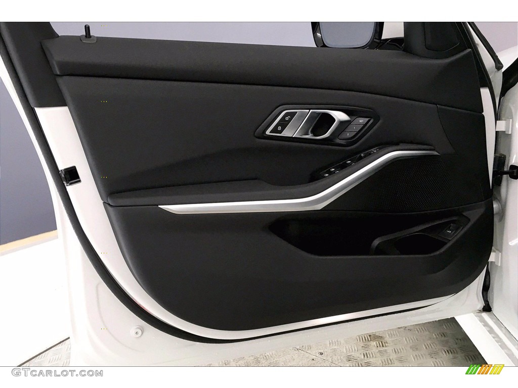 2021 BMW 3 Series 330i Sedan Black Door Panel Photo #140530699