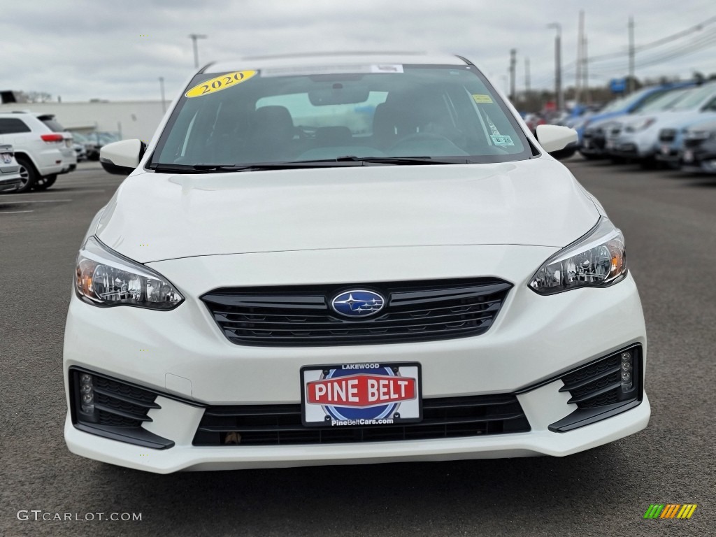 2020 Impreza Sport 5-Door - Crystal White Pearl / Black photo #10