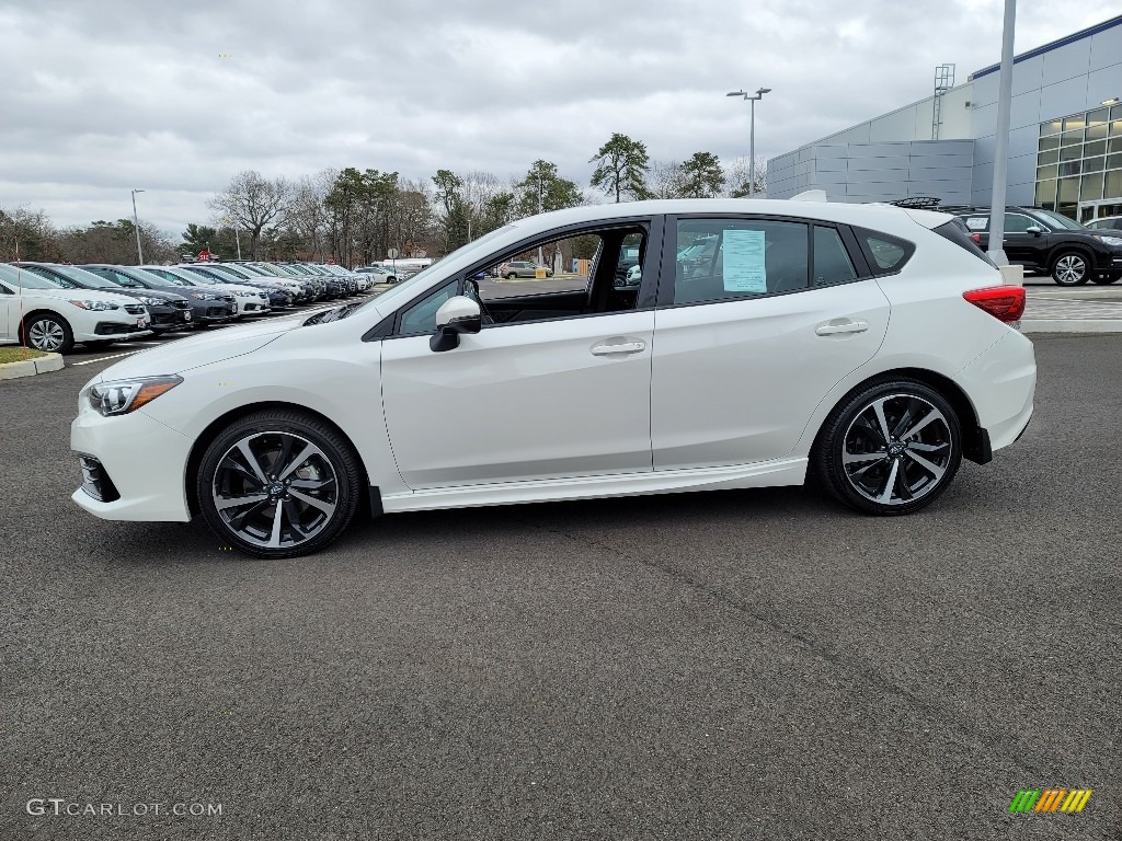 Crystal White Pearl 2020 Subaru Impreza Sport 5-Door Exterior Photo #140530858