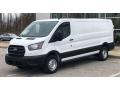 Oxford White 2020 Ford Transit Van 250 LR Long Exterior