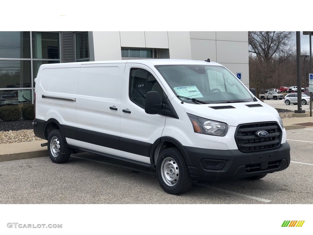 Oxford White 2020 Ford Transit Van 250 LR Long Exterior Photo #140531170