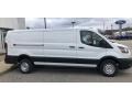 Oxford White 2020 Ford Transit Van 250 LR Long Exterior