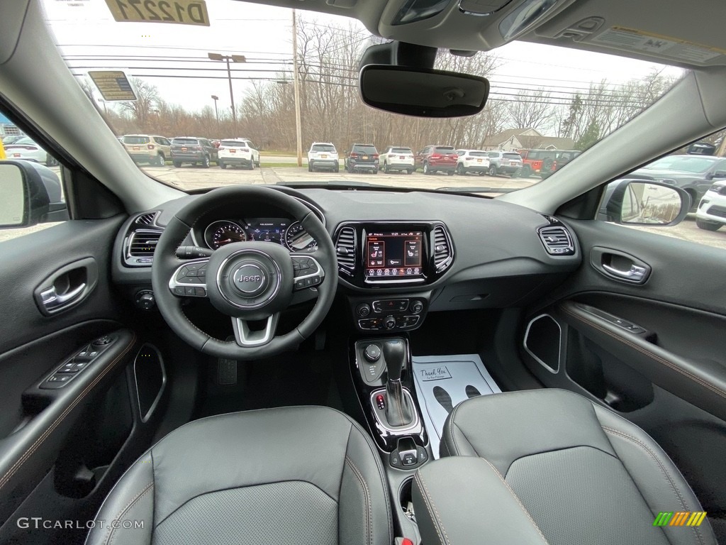 Black Interior 2021 Jeep Compass Limited 4x4 Photo #140532943