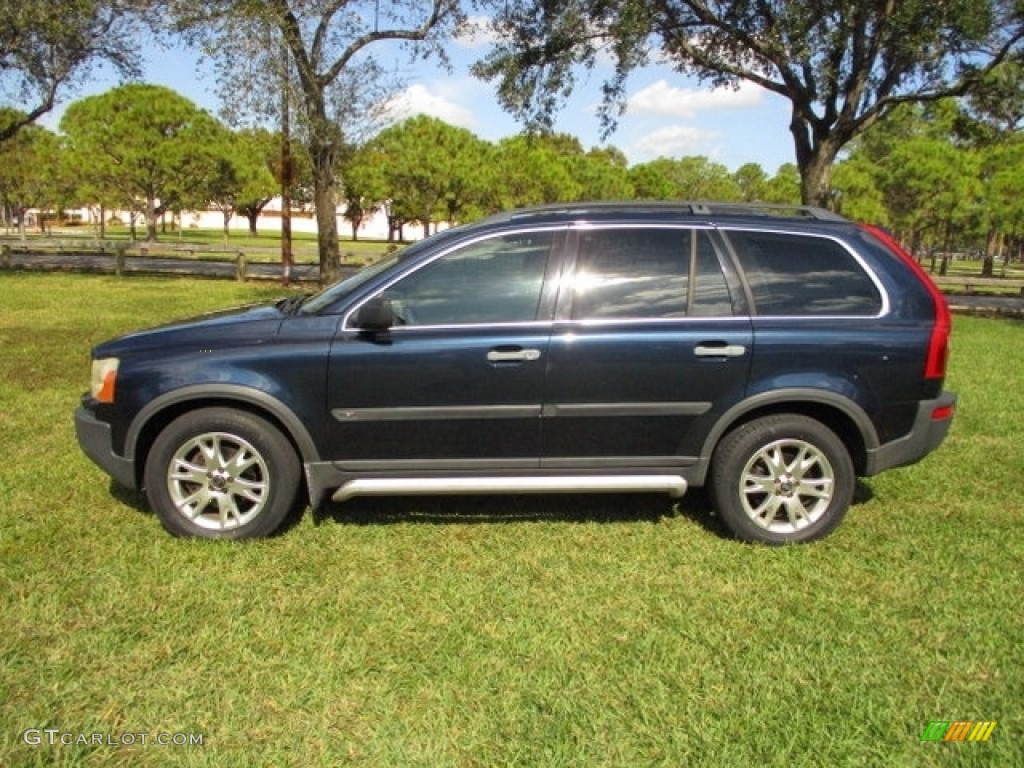 2004 XC90 T6 AWD - Nautic Blue Metallic / Taupe/Light Taupe photo #3