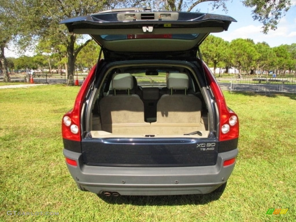 2004 XC90 T6 AWD - Nautic Blue Metallic / Taupe/Light Taupe photo #7