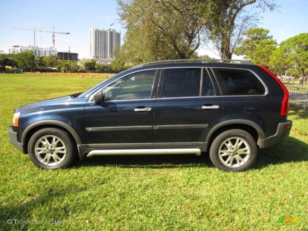 2004 XC90 T6 AWD - Nautic Blue Metallic / Taupe/Light Taupe photo #61