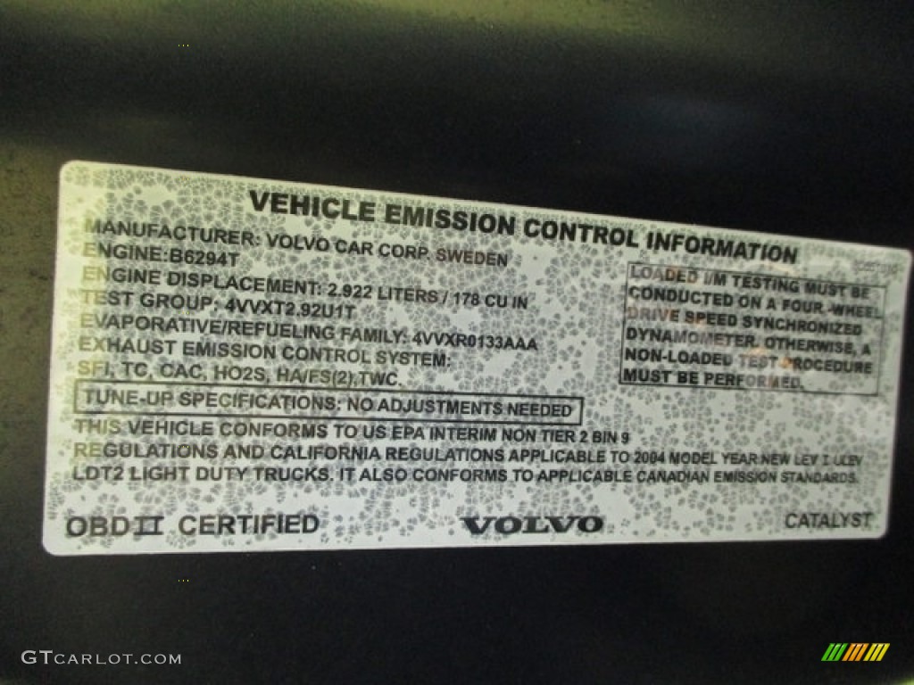 2004 XC90 T6 AWD - Nautic Blue Metallic / Taupe/Light Taupe photo #87