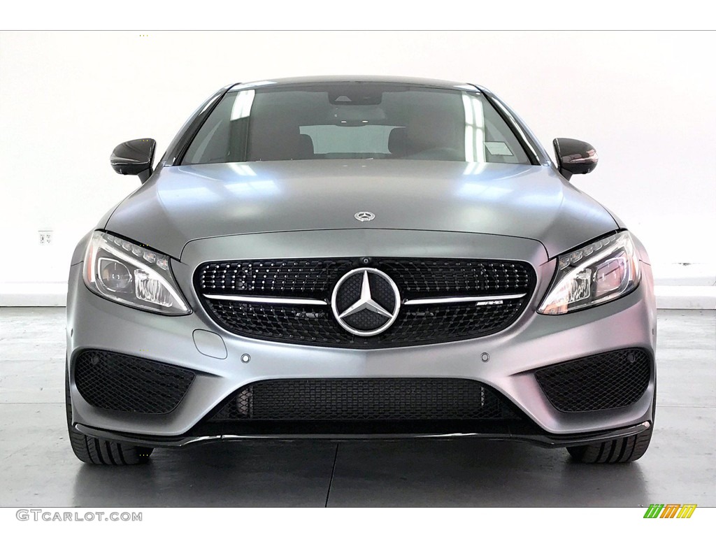 designo Selenite Grey (Matte) 2018 Mercedes-Benz C 43 AMG 4Matic Coupe Exterior Photo #140535478