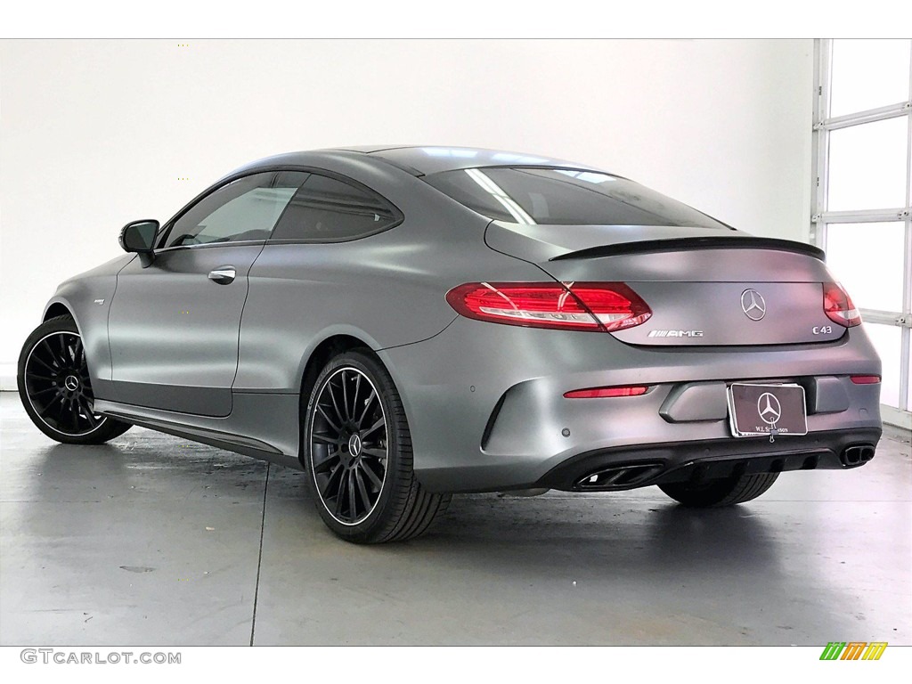 designo Selenite Grey (Matte) 2018 Mercedes-Benz C 43 AMG 4Matic Coupe Exterior Photo #140535601